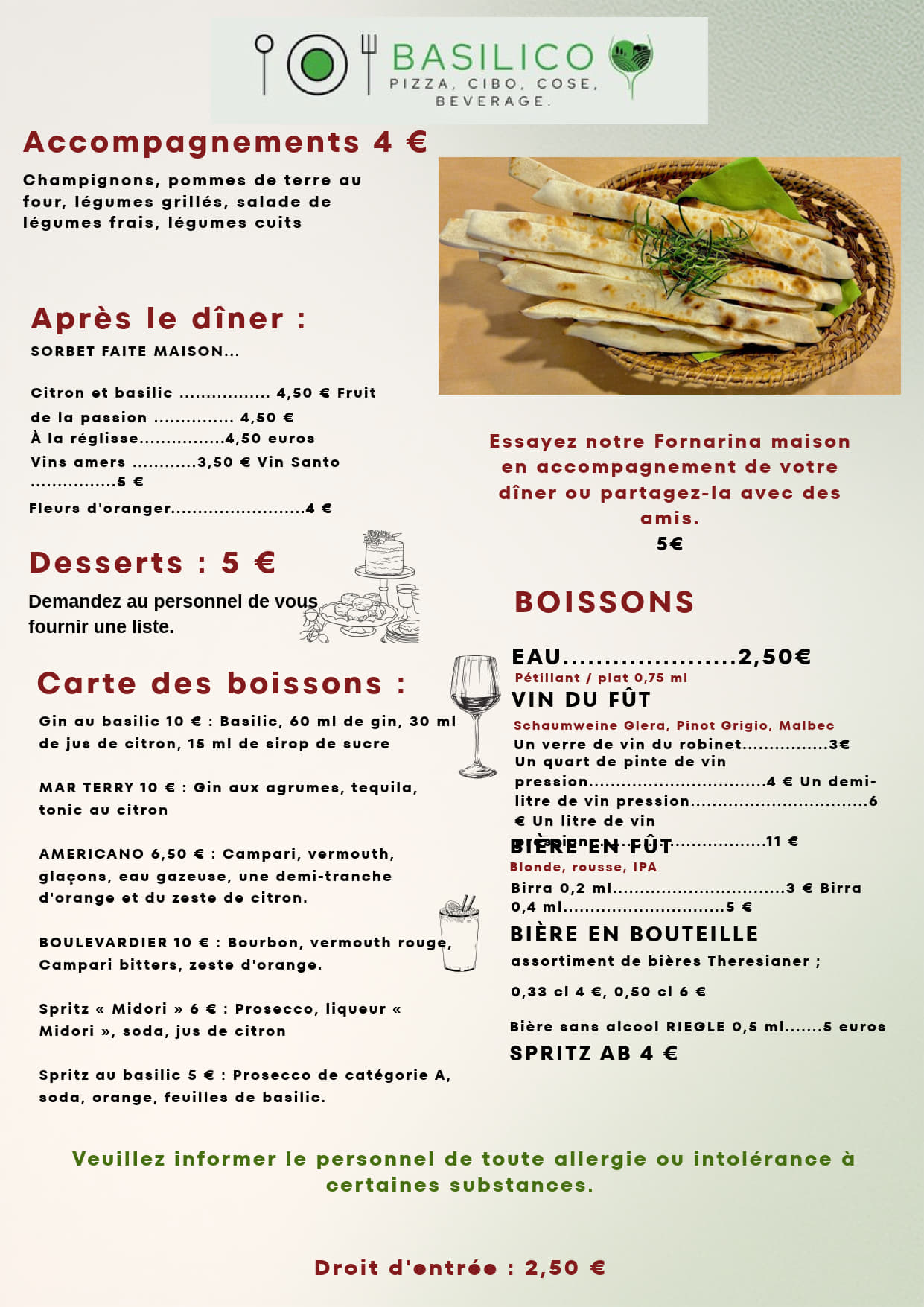 Verde Menù Pizzeria Giocoso_Francese_2